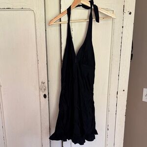 Love Your Assets Black Halter V-Neck Bathing Suit—No tag but never worn.
